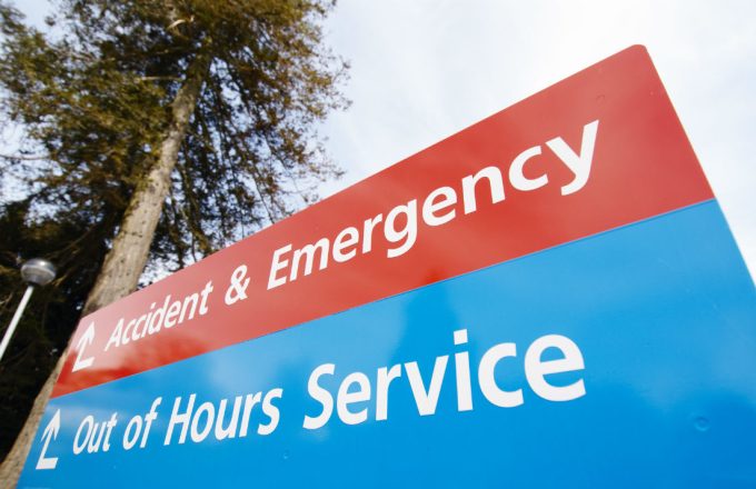 A&E sign