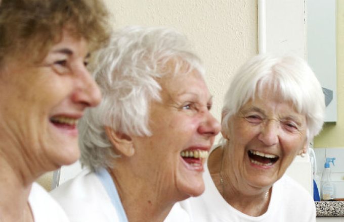 Older women socialising