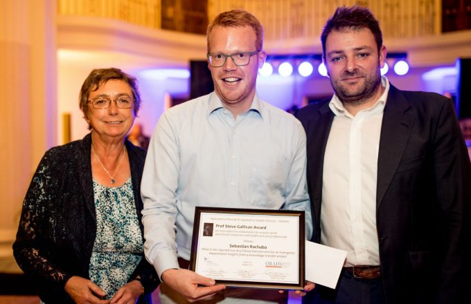 Prestigious prize awarded at ORAHS 2017