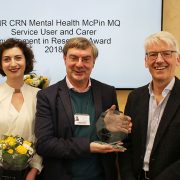 CRN, McPin and MQ award for service user and carer involvement in mental health research