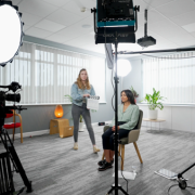 Studio film set up for APPEL project
