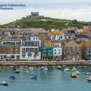 St Ives, Cornwall - view of a harbour & houses