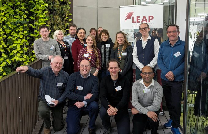 Group photo of LEAP Digital Health Hub university partners.