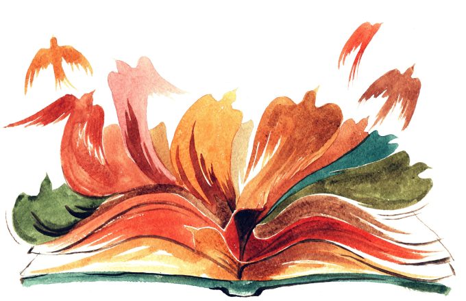 book with pages like birds
